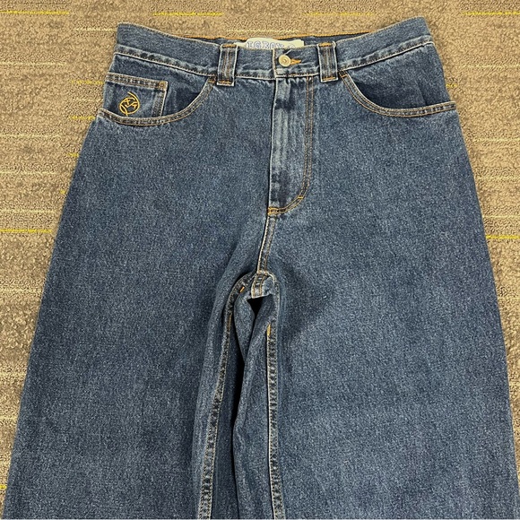 Polar Skate Co. Big Boy Jeans Size Small 32x28 Baggy Blue Skater Y2K Grunge - Picture 3 of 15